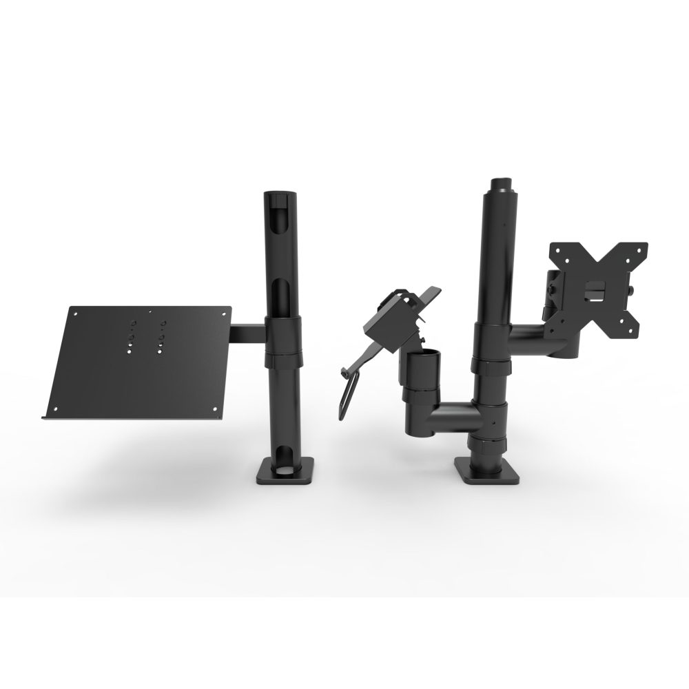 SAPP Retail Retail Fixtures Backed by 35 Years of SAPP Engineering Sappr Counter Top Mount With Keyboard Holder, Vesa Bracket, Pos Holder And Scanner Cover Module (2)