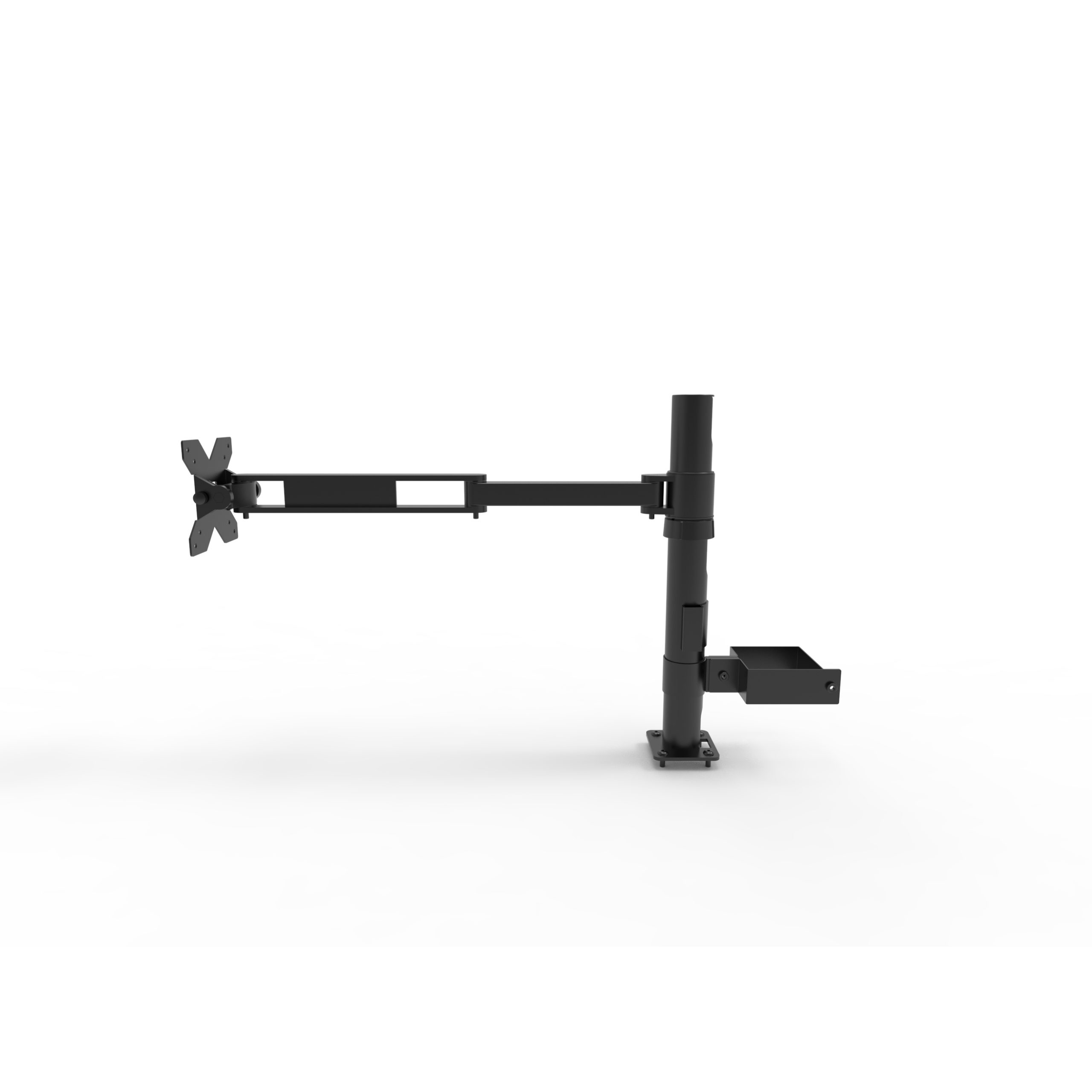 SAPP Retail Retail Fixtures Backed by 35 Years of SAPP Engineering Sappr Counter Top Mount With Long Folding Arm Vesa Bracket And Reinforcement Bracket