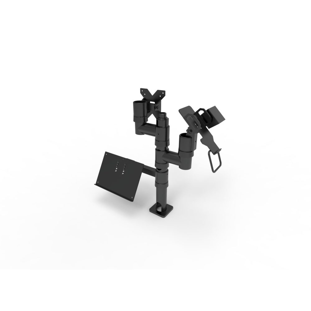 SAPP Retail Retail Fixtures Backed by 35 Years of SAPP Engineering Sappr Counter Top Mount With Pos And Vesa Bracket, Keyboard Holder